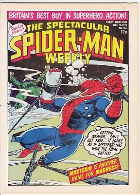 Buy Marvel UK Spectacular Spider-Man Weekly, #355, 1979, Godzilla, Iron Man, Thor • 3£