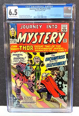 Buy Journey Into Mystery #103 CGC 6.5 WP Marvel Comics 1964 1st App Enchantress • 562.19£