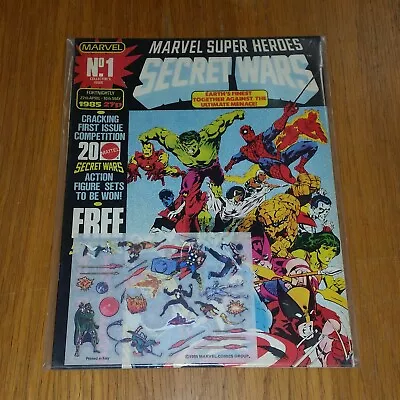 Buy Marvel Super Heroes Secret Wars #1 27th April 10th May 1985 Free Gift British • 69.99£
