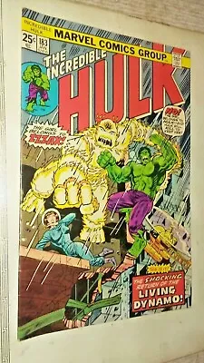 Buy Incredible Hulk #183 Vf- Zzax • 23.64£