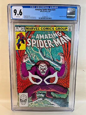 Buy 1983 Amazing Spider-Man #241 CGC 9.6 Origin Of The Vulture Marvel Comics JR JR • 71.13£