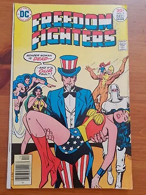 Buy Freedom Fighters #5 Dec 1976 VGC/FINE 5.0 Uncle Sam • 4.99£