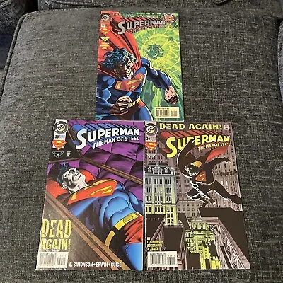 Buy Superman - The Man Of Steel - #0(37) 38 39 - 1994 - DC Comics • 7.99£