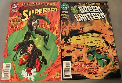 Buy DC Comics Jan 1998 #94 Green Lantern & #47 Super Boy ‘Idol Worship’ Part 1 & 2 • 7.50£