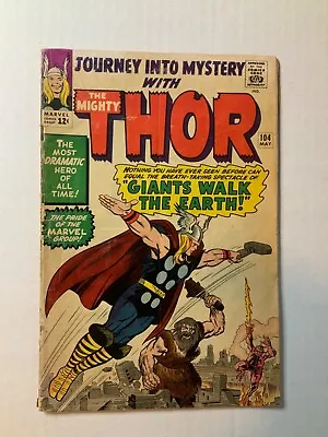 Buy Journey Into Mystery Thor #104 Marvel Silver Age G-VG May 1964 • 54.62£