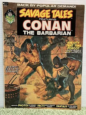 Buy 1973 Savage Tales Featuring  Conan The Barbarian #2 NM+ Off-White Pages Magazine • 51.95£