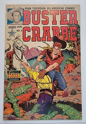 Buy BUSTER CRABBE #2 FN 1952 AL WILLIAMSON 1951 Golden Age Famous Funnies, Mid Grade • 157.33£