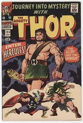Buy Journey Into Mystery 124 Marvel 1965 VG FN Mighty Thor Hercules Stan Lee Jack Ki • 45.52£