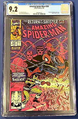 Buy Amazing Spider-man #335 1990 Erik Larsen Cover CGC 9.2 NM- • 23.72£