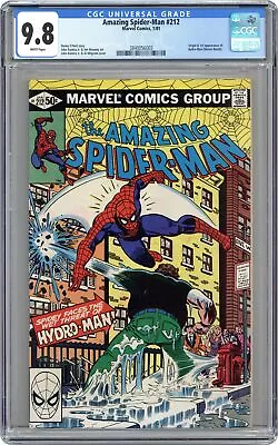 Buy Amazing Spider-Man #212D CGC 9.8 1981 3840056003 • 276.71£
