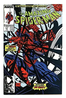 Buy Amazing Spider-man #317 9.2 High Grade Mcfarlane Art Ow Pages 1989 • 47.66£
