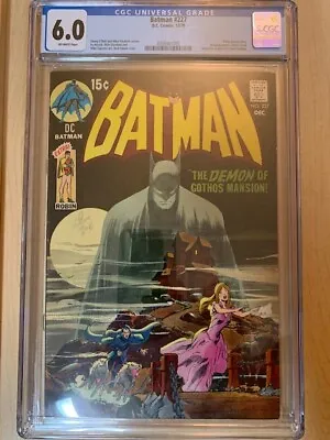 Buy BATMAN 227  CGC FINE (6.0)  Classic NEAL ADAMS DETECTIVE COMICS 31 Homage Cover! • 791.06£