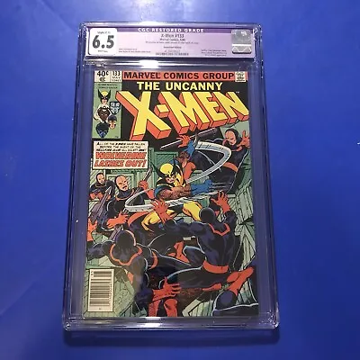 Buy Uncanny X-men #133 Newsstand Cgc 6.5 Restored 1st Solo Appearance Wolverine 1980 • 93.54£