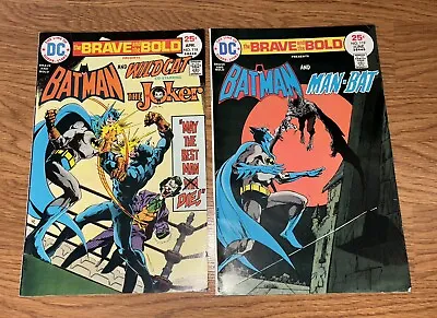 Buy Batman Brave And The Bold #118-119 (1975 DC) Joker Man-Bat - Jim Aparo Cover FVF • 15.80£