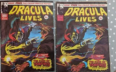 Buy  DRACULA LIVES COLLECTION  Two Copies Of Numbers 1-5 Plus 73 Others.  • 50£
