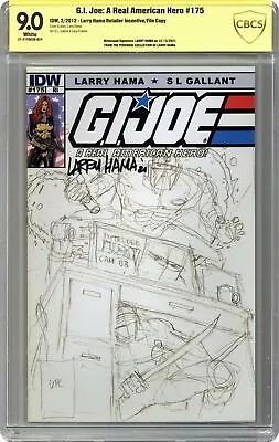 Buy GI Joe A Real American Hero #175C CBCS 9.0 SS Larry Hama 2012 21-21FD03D-024 • 123.12£