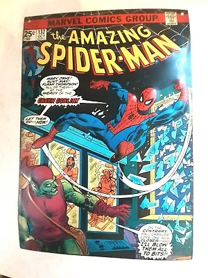 Buy Amazing Spiderman #137 Metal Comic Book Poster 1974 Green Goblin • 11.37£