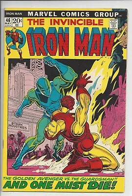 Buy Iron Man #46 F+ (6.5)  1972 Gil Kane Cover - Mark Jeweler Insert • 48.26£