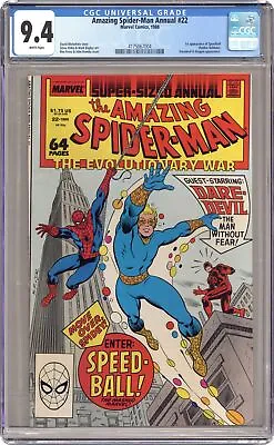 Buy Amazing Spider-Man Annual #22 CGC 9.4 1988 4175067004 • 49.88£