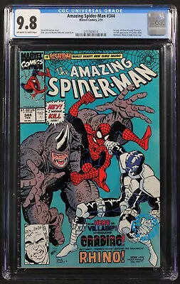 Buy Amazing Spider-man #344 - Marvel 1991 - Cgc Slabbed - Nm/mt (9.8) • 264.01£