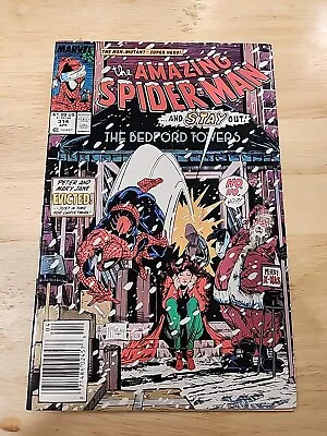 Buy Amazing Spider-Man #314 (1989) McFarlane Christmas Cover Excellent Condition • 9.49£