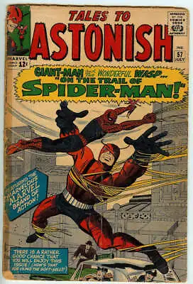 Buy Tales To Astonish #57 1.0 // Jack Kirby Cover Marvel Comics 1964 • 39.58£