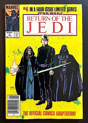 Buy STAR WARS RETURN OF THE JEDI #4 Nice Newsstand Marvel Comics 1984 • 14.44£