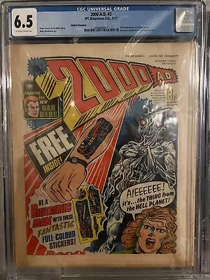 Buy 2000AD #2 CGC 6.5 First Appearance Of Judge Dredd 2000ad Prog 2 • 1,419.72£
