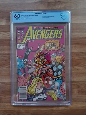 Buy Avengers #301 Newsstand CBCS 6.0 Not CGC- 1st App Of Super-Nova - Key Issue  • 40.21£