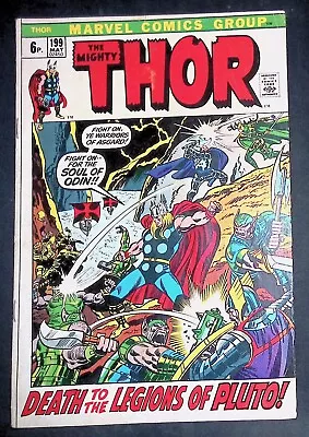 Buy The Mighty Thor #199 Bronze Age Marvel Comics 1st Appearance Of Ego-Prime F- • 12.99£