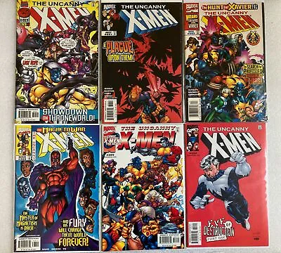 Buy Uncanny X-Men Lot Of 6 Issues 344 357 362 366 385 392 Marvel Comics 1997 VF-NM • 6.70£