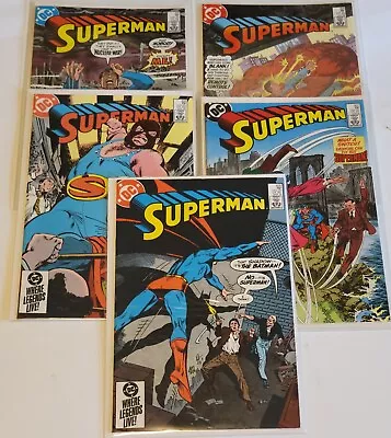 Buy Superman # 405,406,407,408,409  (DC 1985)    Very Fine • 31.97£