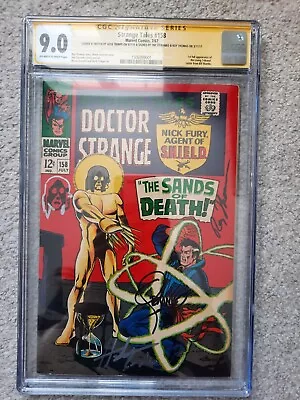 Buy Strange Tales #158 1967 CGC 9.0 3x Signed And Sketched Marvel Comics • 1,299.99£