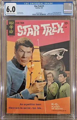 Buy Star Trek #1 CGC 6.0 1st Star Trek Comic Book Gold Key 1967 • 481.48£