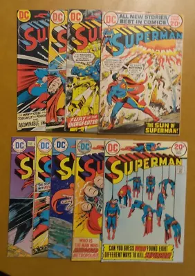 Buy Superman Lot Of 9 Issues #255 258 264 266 269 271 274 276 282 DC Comics • 27.66£
