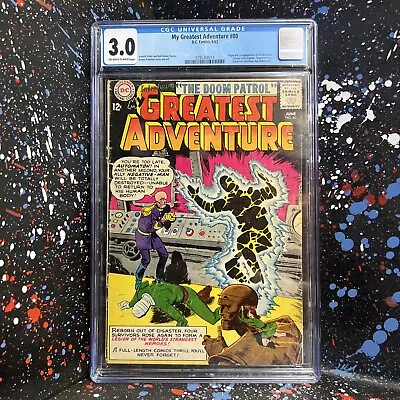 Buy My Greatest Adventure #80 (Jun 1963, DC) 1st APPEARANCE DOOM PATROL - CGC 3.0 • 359.78£