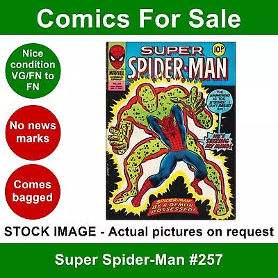 Buy Super Spider-Man #257 Comic - VG/FN Clean 11 Jan 1978 - Marvel UK • 5.99£