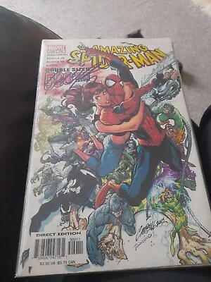 Buy Marvel Amazing Spiderman  Comic Book #500 Signed By J.Michael Straczynski • 80£
