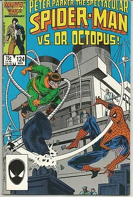 Buy Spectacular Spider-Man #124: March 1987 : Marvel Comics • 6.95£