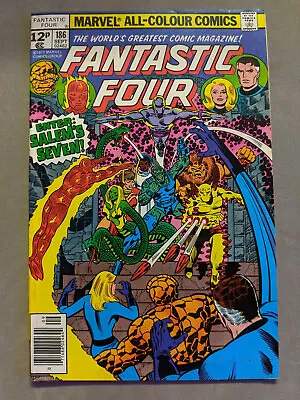 Buy Fantastic Four #186, Marvel Comics, 1977, 1st Salem's Seven, FREE UK POSTAGE • 25.99£