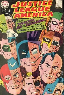 Buy Justice League Of America #61 VG- 3.5 1968 Stock Image Low Grade • 9.19£