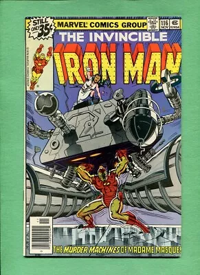 Buy Iron Man #116 Madame Masque! Count Nefaria! Marvel Comics Nov. 1978 • 6.35£
