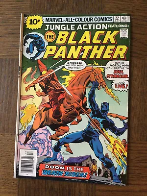 Buy The Black Panther In Jungle Action #22 (1976, Marvel) Panther Vs The Klan Climax • 7.50£