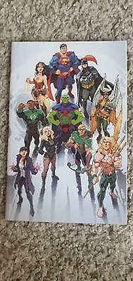 Buy Justice League 75 Nauck Herms Virgin Variant Mint • 12.99£