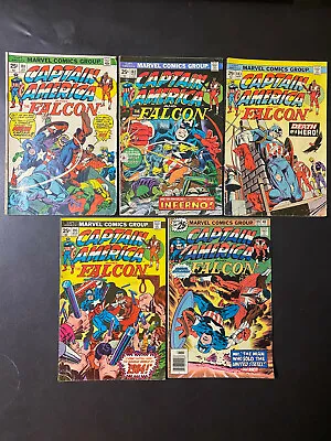 Buy Captain America, Marvel Comics, #181, 182, 183, 195, 199 • 43.17£