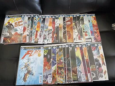 Buy The Flash DC Universe Rebirth Comic Books 1-35 ( NO 22). NM Bagged And Boarded. • 99.94£