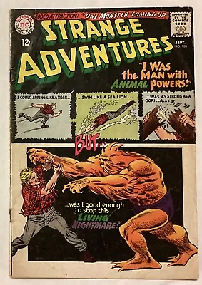 Buy Strange Adventures 180, 1965, 1st Appearance Animal Man. VG/FN • 239.86£