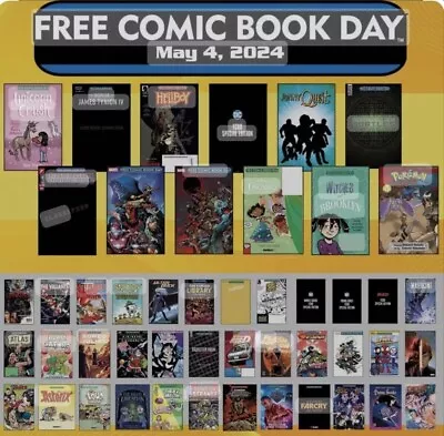 Buy FCBD Free Comic Book Day 2024 Complete Set Of 48 Comics / Titles DC Marvel Indy • 64.01£