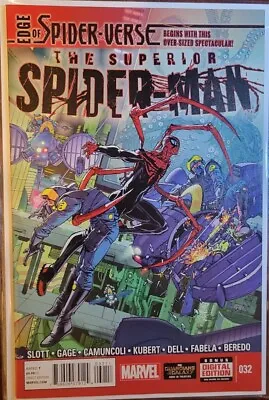 Buy SUPERIOR SPIDERMAN #32 NM Edge Of The Spider-verse 1st Karn Spider Army Key 2014 • 9.54£