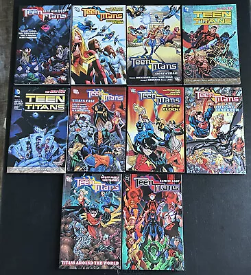 Buy DC Comics Teen Titans 10 TPB Lot OOP Trade Paperbacks Geoff Johns New 52 First • 55.96£